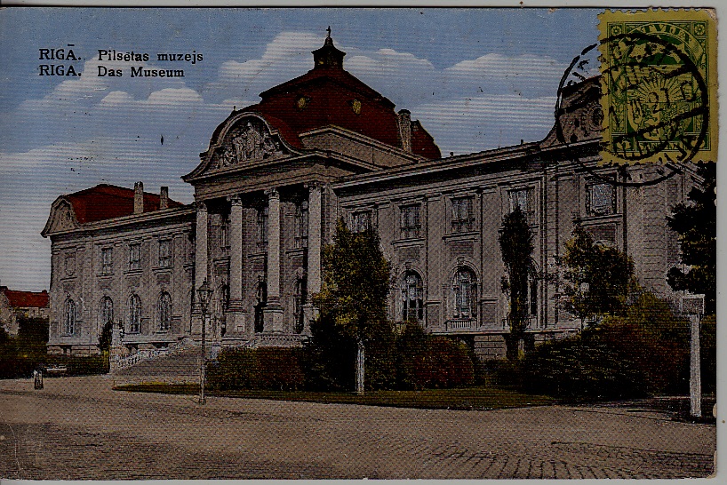 Latvia/Estonia used card 1.7.27 Riga