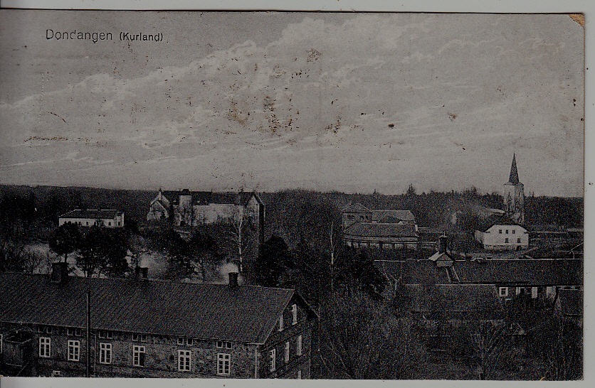 Latvia used card 24.6.27 Dundaga