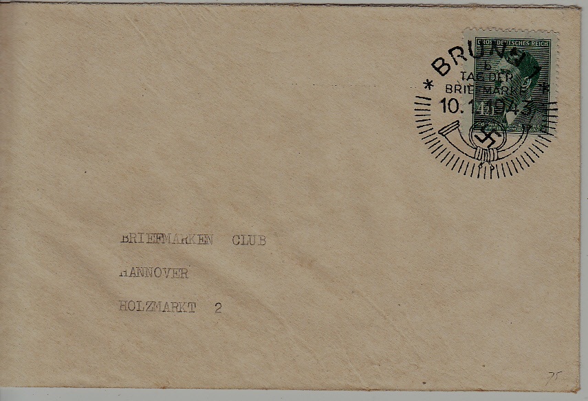 Bohemia used cover 10.1.43 Brunn