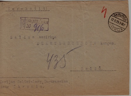 Latvia registered cover 12.2.23 Skrunda faults