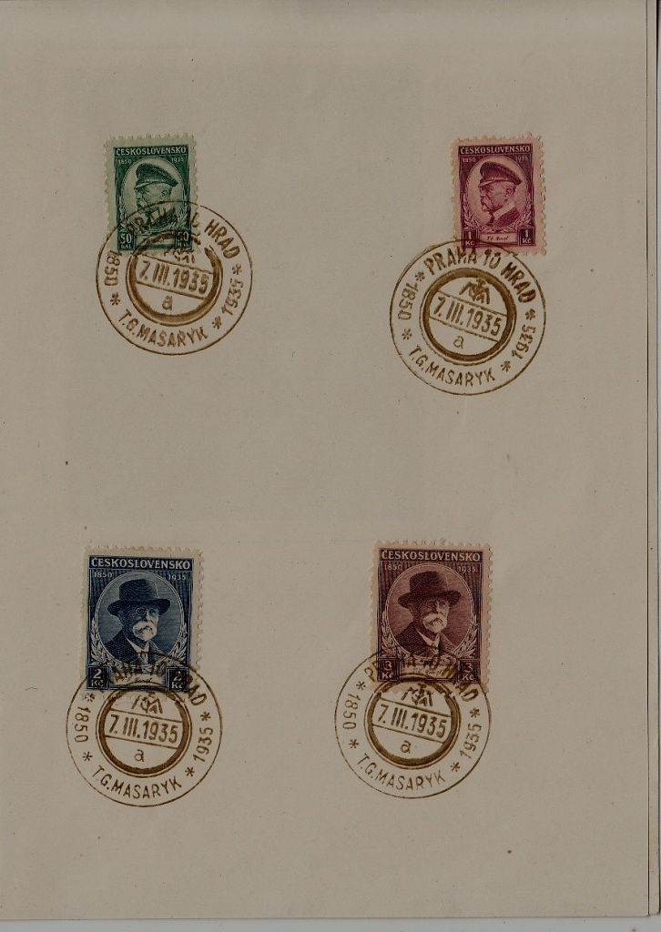 Czechoslovakia souvenir folder 7.3.35 Praha