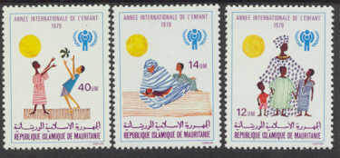 Mauritania Mi.643-45 MNH VF Children year
