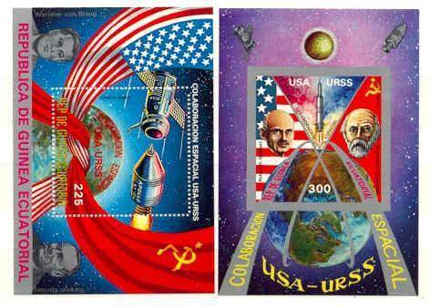 Guinea Eq.Mi.bl.172-73 MNH Space