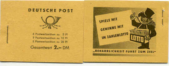 Germany DDR Mi.MH 3b/MNH booklet