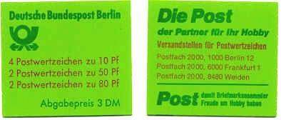 Germany Berlin Mi.MH 14/MNH booklet
