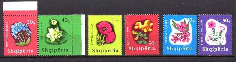 Albania Mi.988-93 MNH Flowers