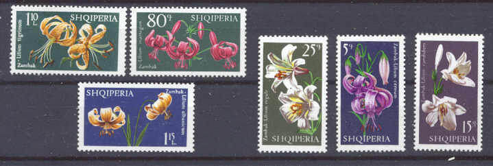 Albania Mi.1405-10 MNH Flowers
