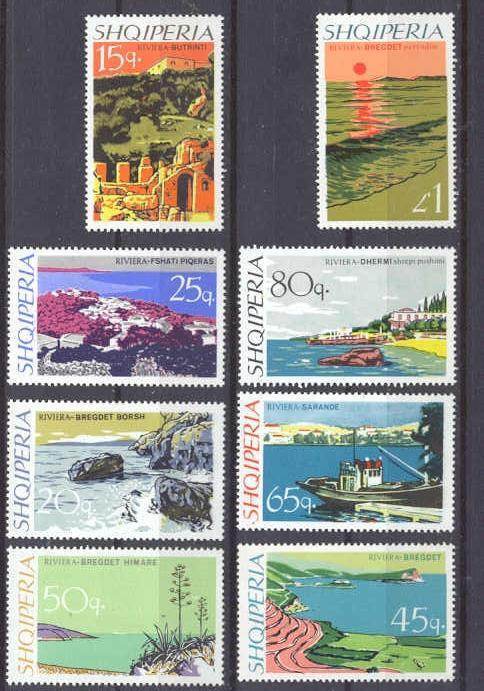 Albania Mi.1161-68 MNH Views of country