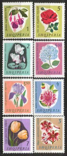 Albania Mi.959-66 MNH Flowers