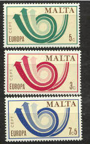 Malta Mi.472-74 MNH Europa CEPT-73