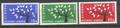 Cyprus Mi.215-17 MH Europa CEPT-62