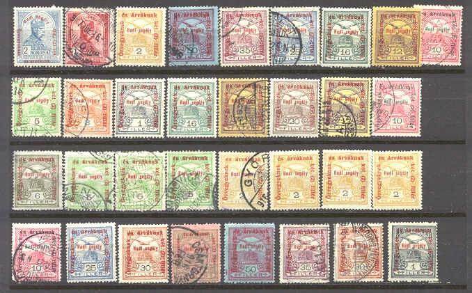 Hungary Mi.162-77/ 33 mint/used values