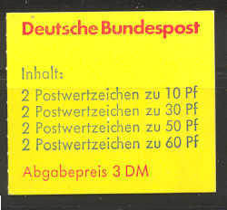 Germany  Mi.MH 23a/MNH booklet