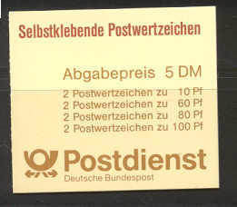 Germany  Mi.MH 27/MNH booklet
