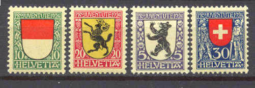 Switzerland Mi.209-12 MNH Pro Juventute